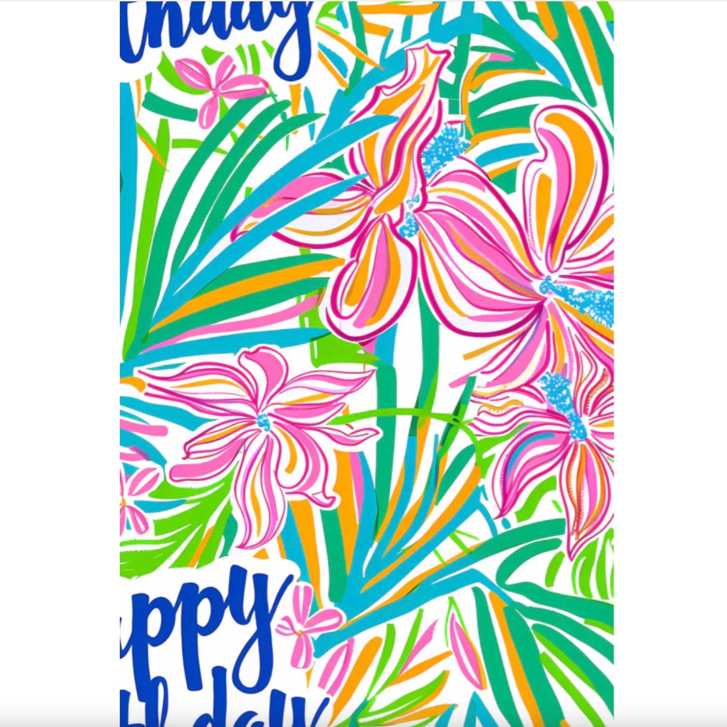 Beau Bottles Happy Birthday Floral - La Marca Edition