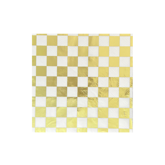 Gold Clash Cocktail Napkins