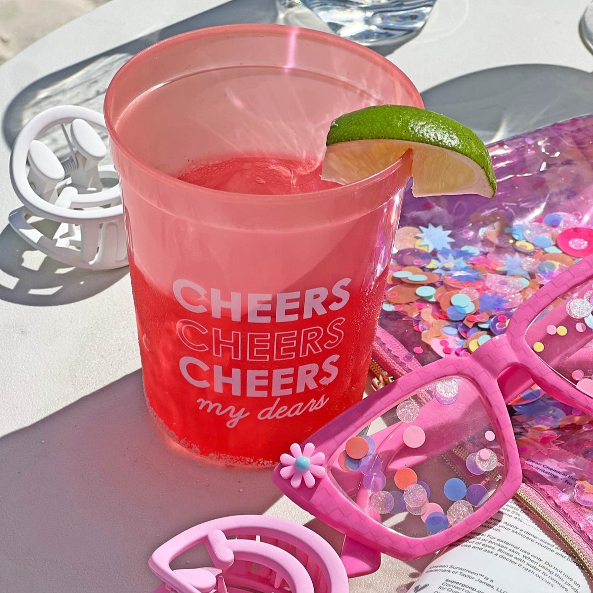 Cheers My Dears Color Changing Reusable Cups Set