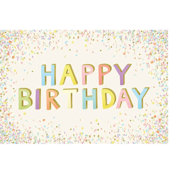 Happy Birthday Sprinkles Placemat