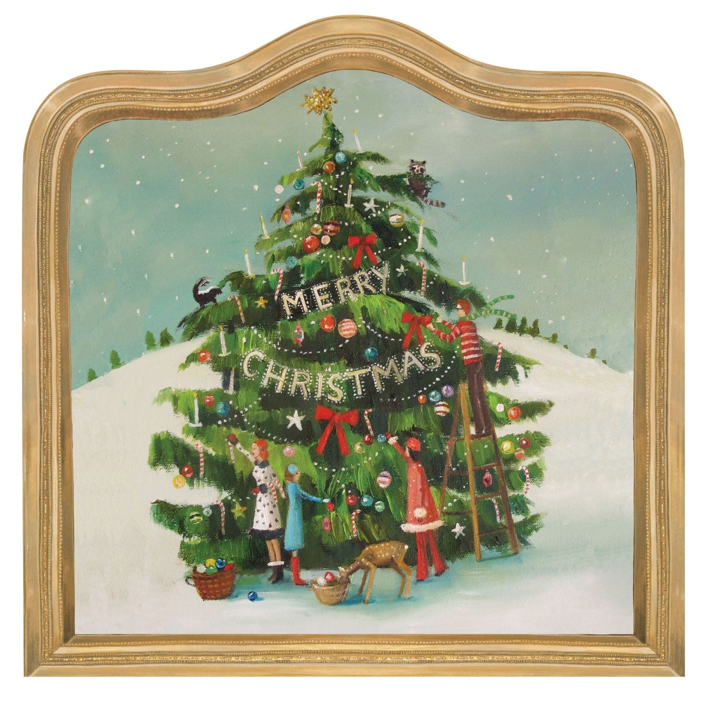 Die Cut Trim The Tree Placemat