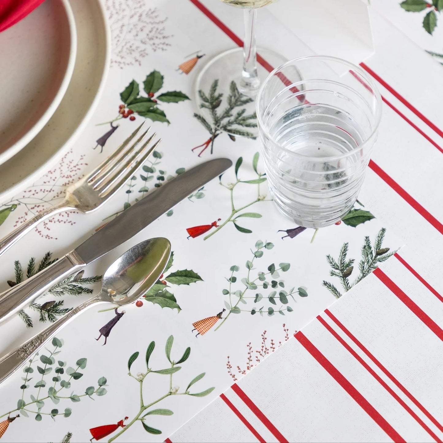 Antique Red Stripe Runner