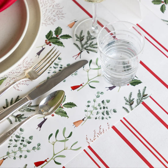 Antique Red Stripe Runner