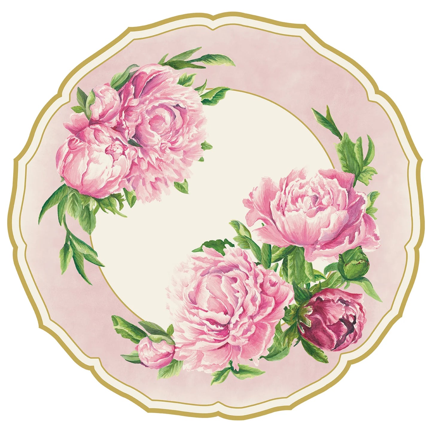 Die-cut Peony China Placemat