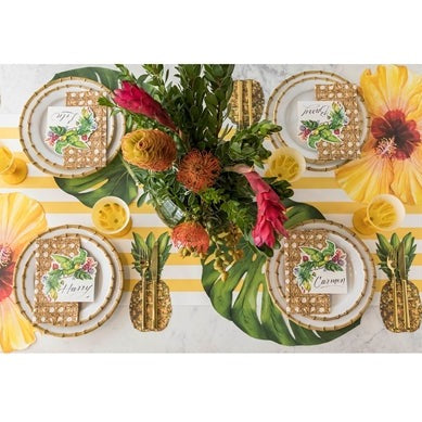 Load image into Gallery viewer, Marigold Classic Stripe Table Runner
