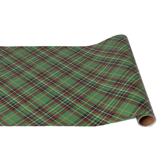 Green Plaid Table Runner