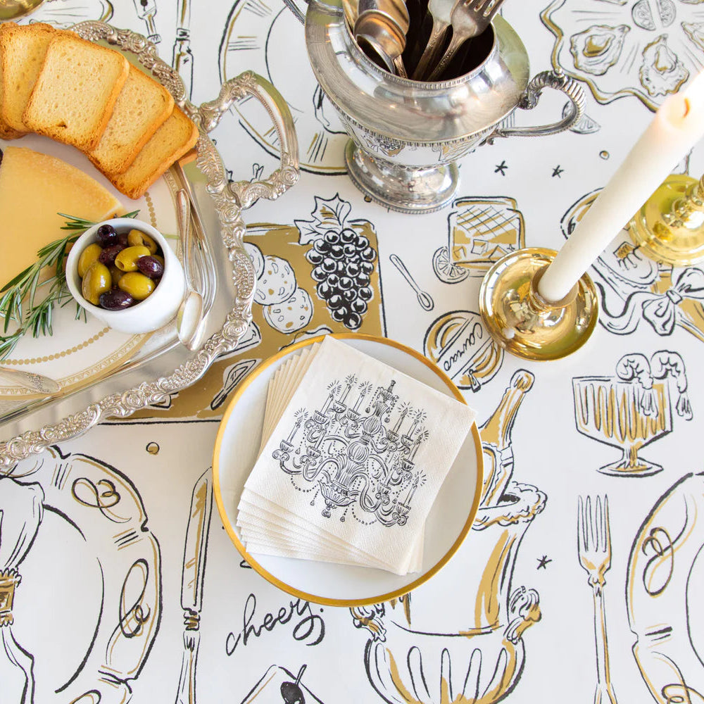 Chandelier Cocktail Napkin