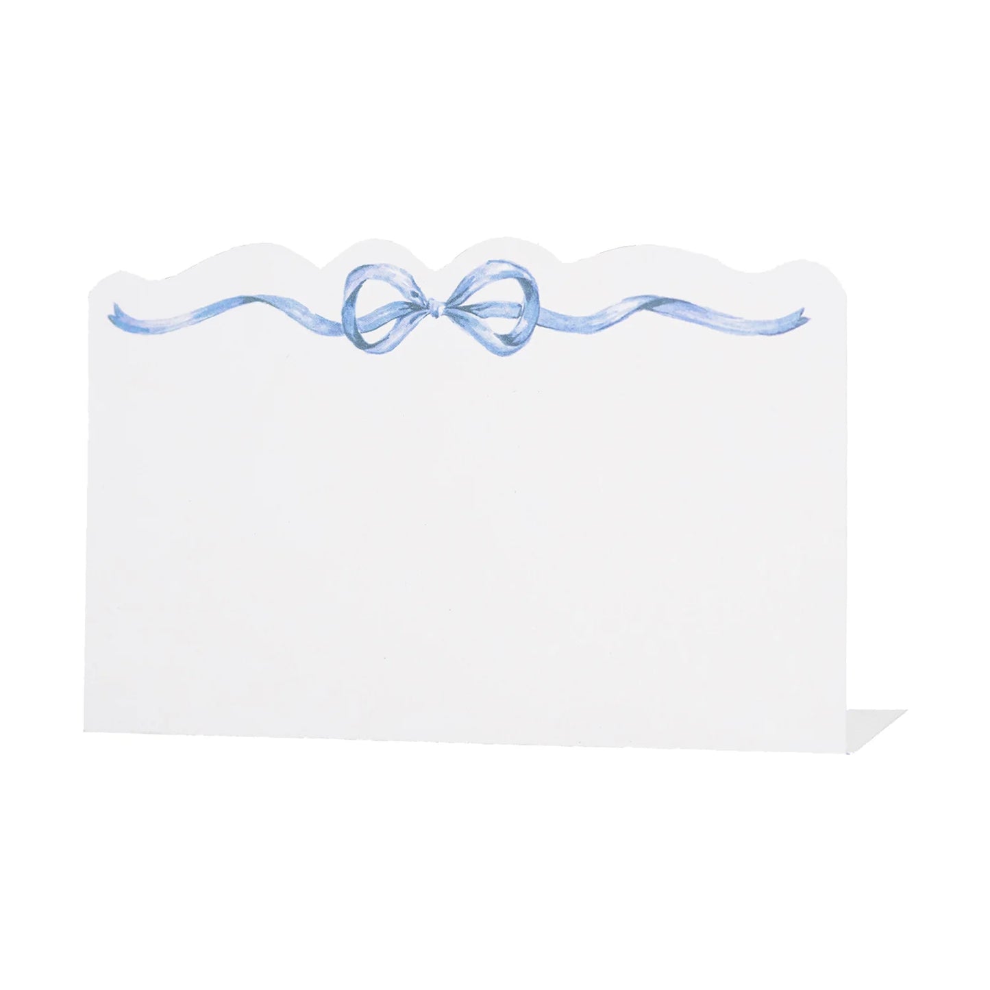 Heirloom Blue Bow Place Card