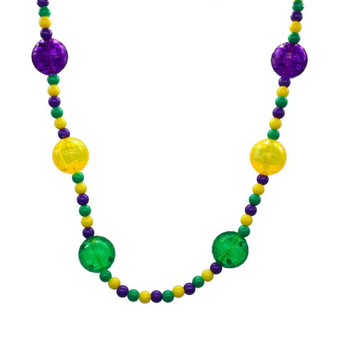 Light Up Mardi Gras Bulb Necklace