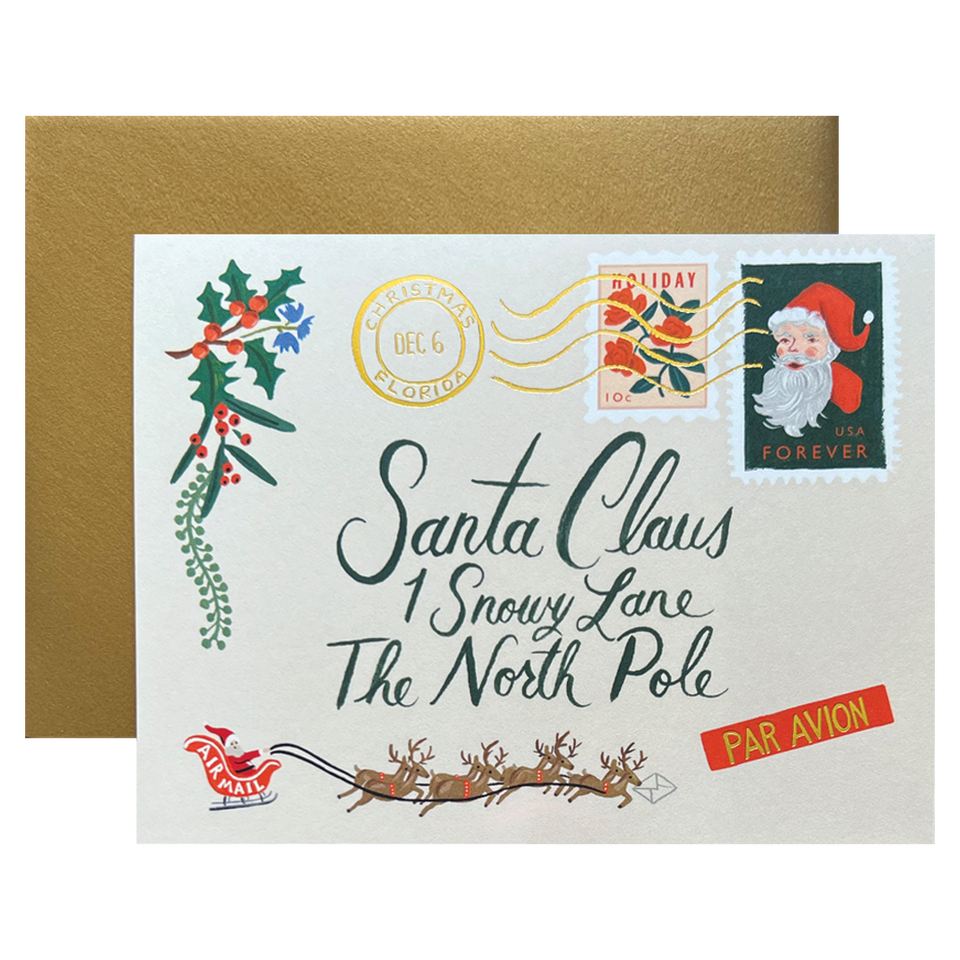 Santa Letter Card