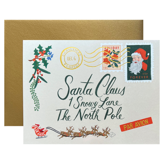 Santa Letter Card