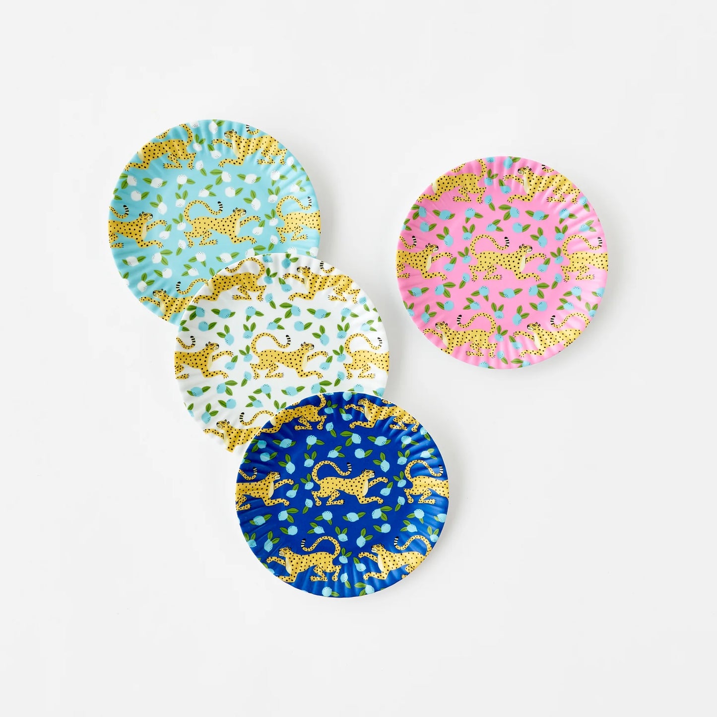 Leopard Melamine Plates