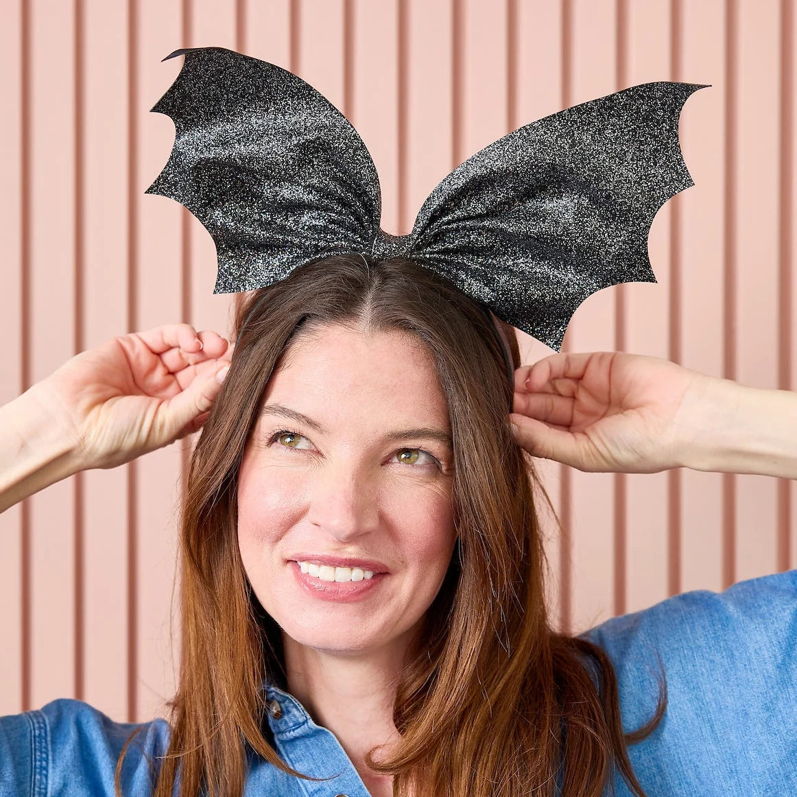 Glitter Bat Wing Headband
