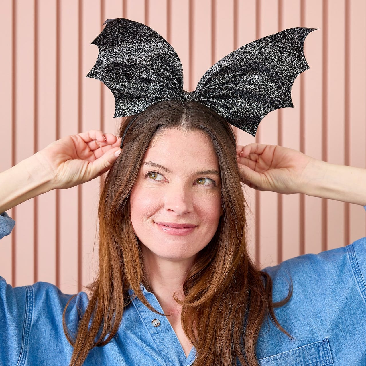 Glitter Bat Wing Headband