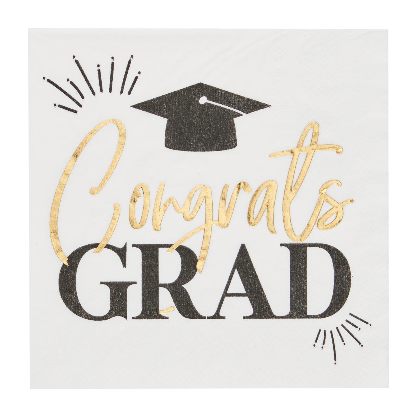 Congrats Grad Cocktail Napkins