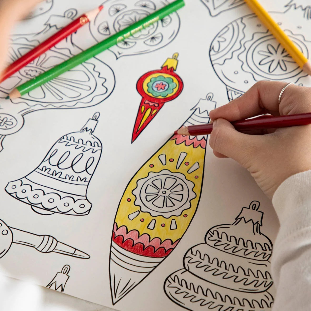 Christmas Coloring Placemats