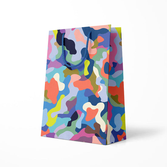 Colorful Camo Large Gift Bag