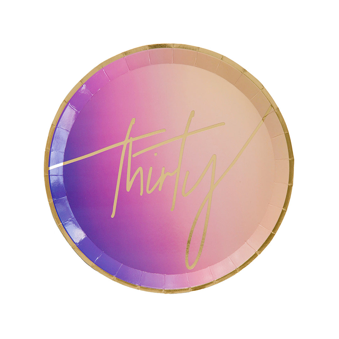 Ombre Thirty Plates