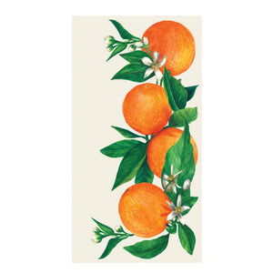 Orange Orchid Guest Napkin