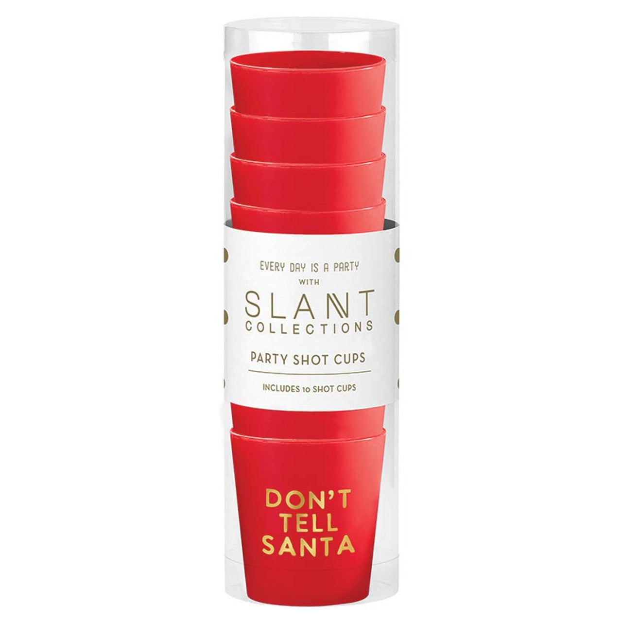 Don't Tell Santa Shot Glasses