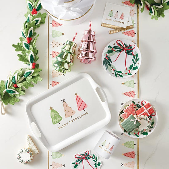 Blush Christmas Tree Sipper