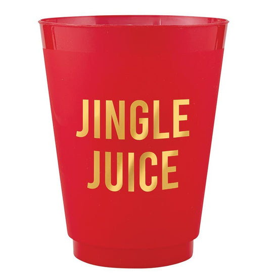 Jingle Juice Red Frosted Cup