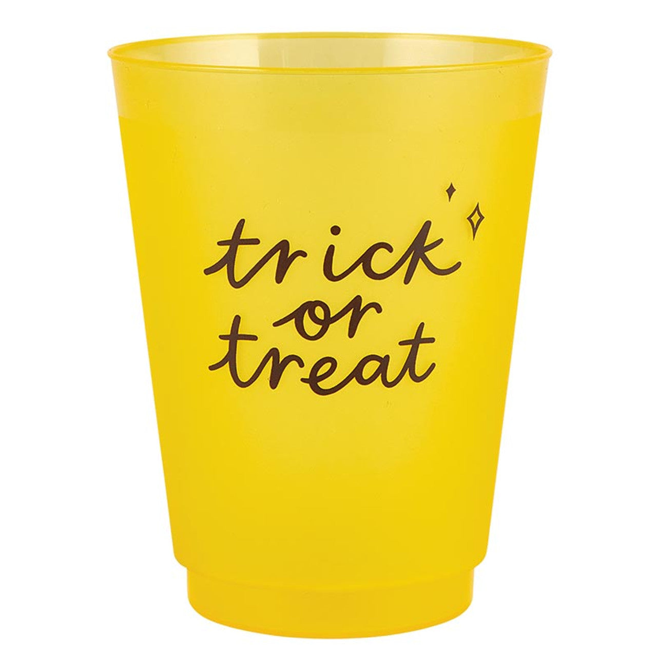 Trick or Treat Orange Frosted Cups