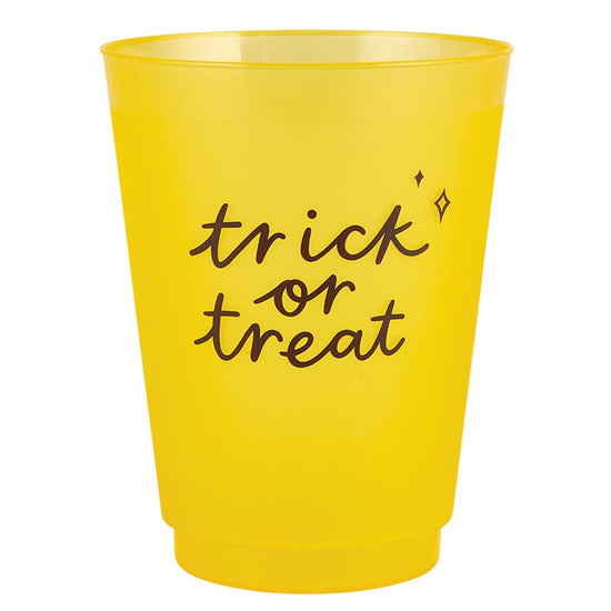 Trick or Treat Orange Frosted Cups