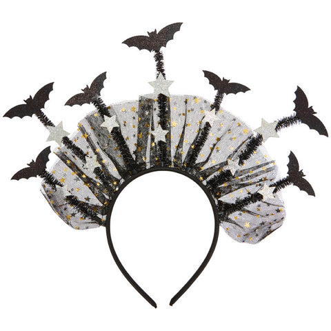 Bats and Stars Halloween Headband