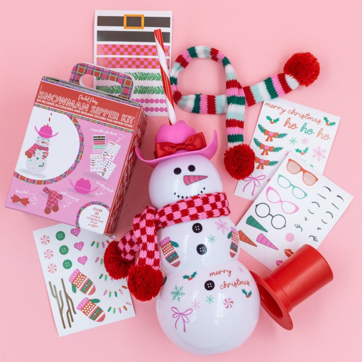 Snowman Sipper Accessory Bundle