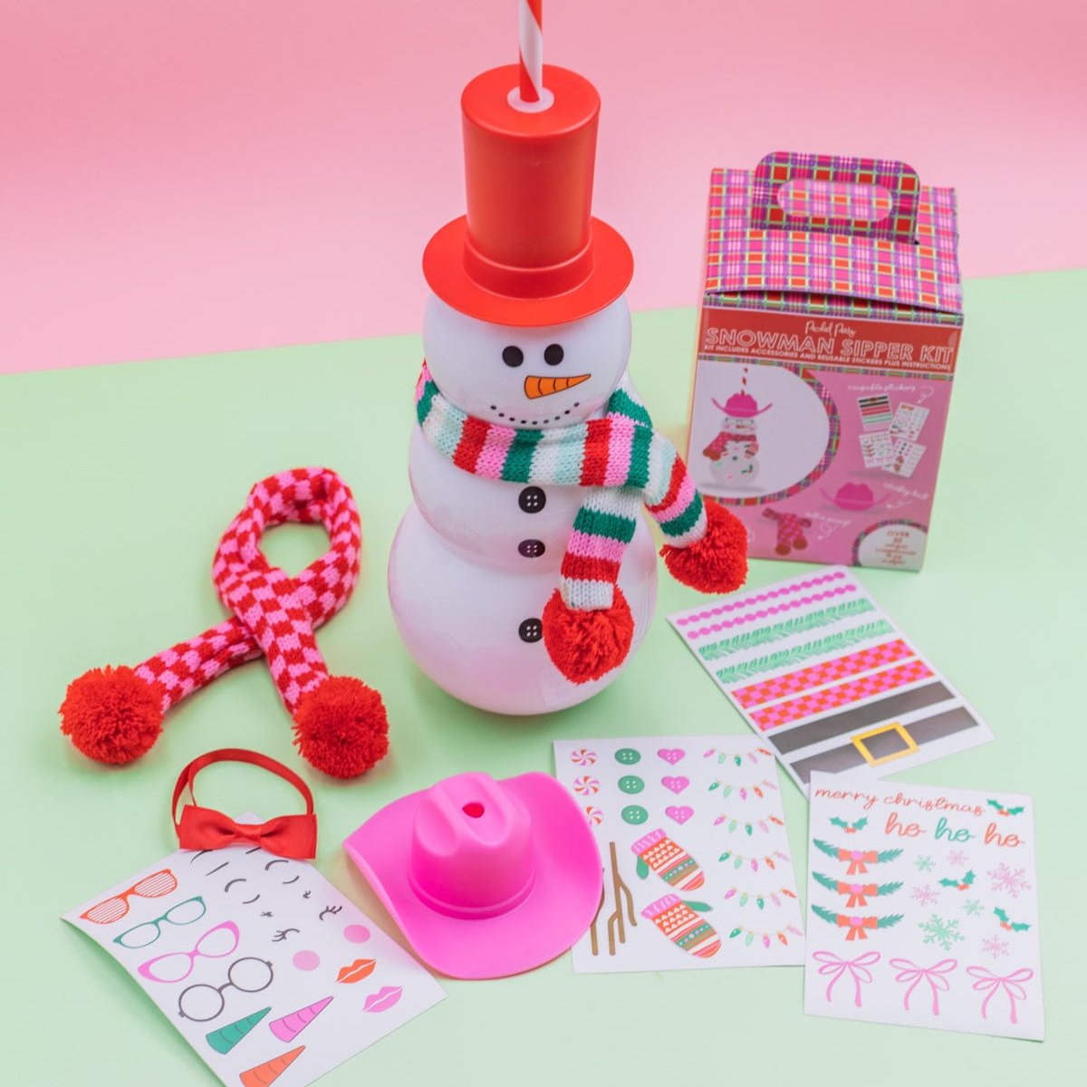 Snowman Sipper Accessory Bundle