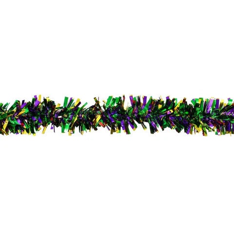 15' Mardi Gras Metallic Garland