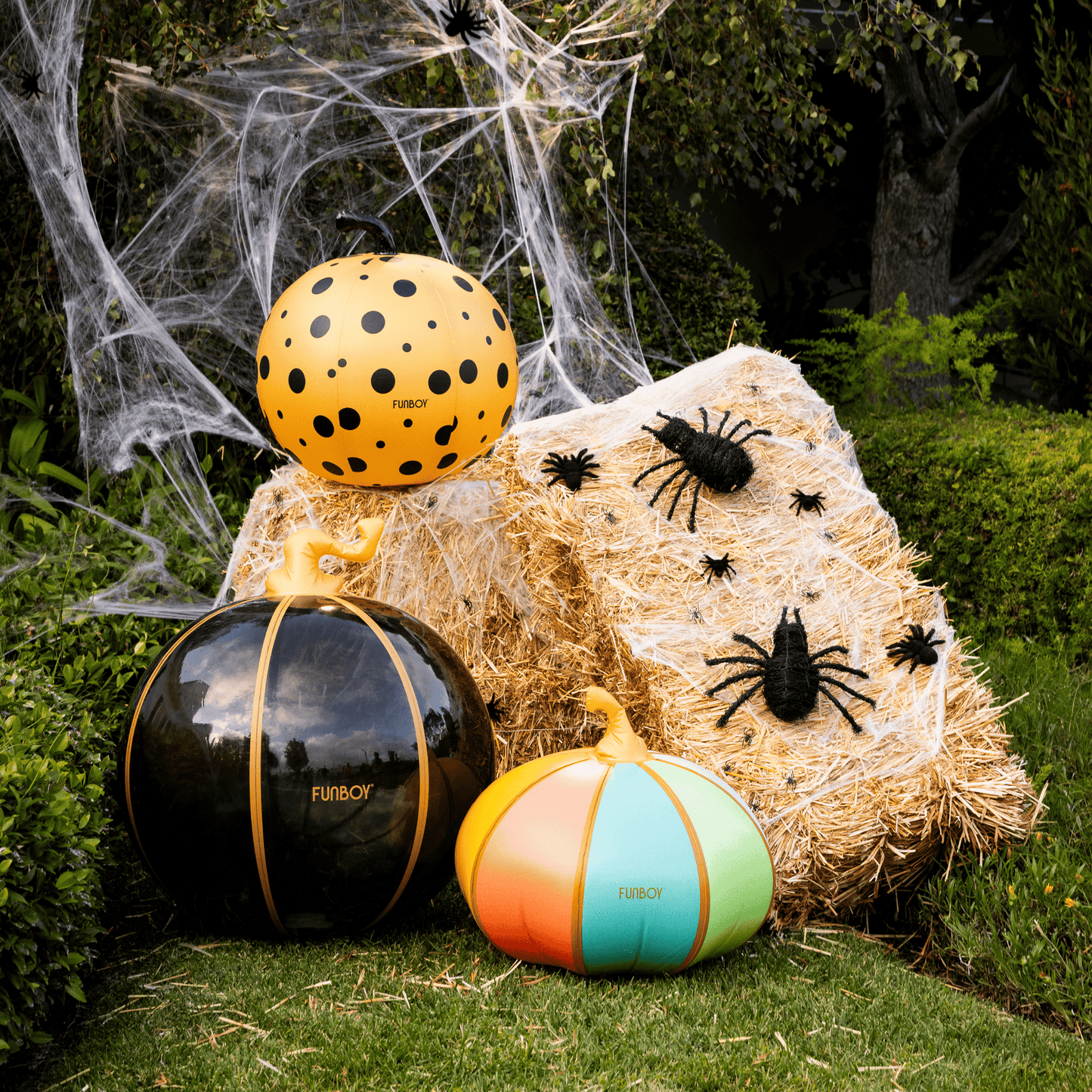 Colorful Light Up Pumpkins