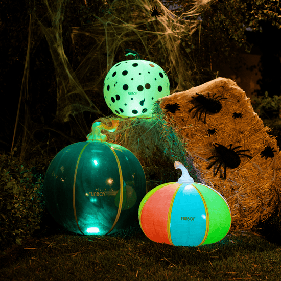 Colorful Light Up Pumpkins