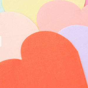 Party Palette Heart Small Napkins