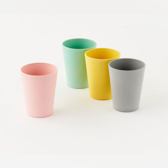 Load image into Gallery viewer, Pastel Bamboo Fiber Cup Set
