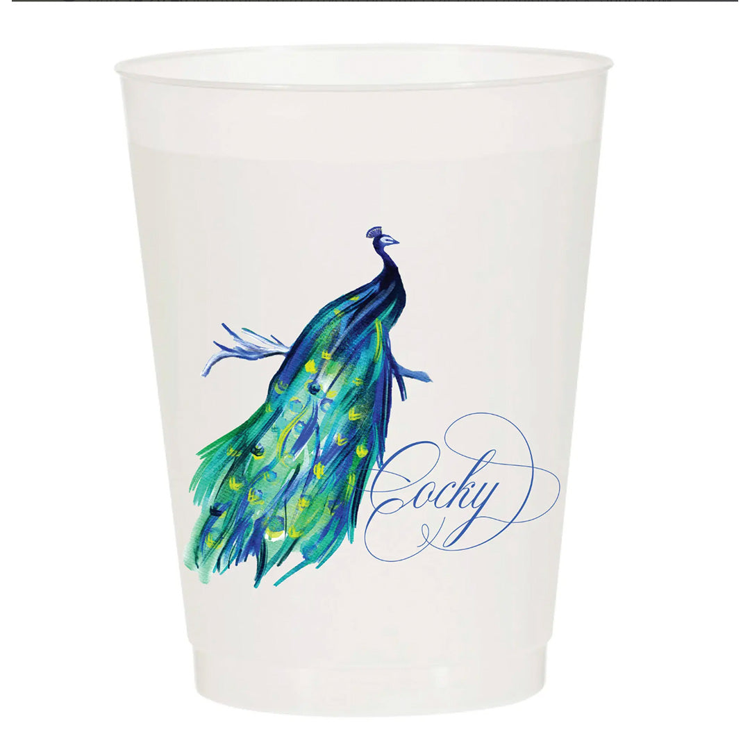 Peacock Cocky Cups