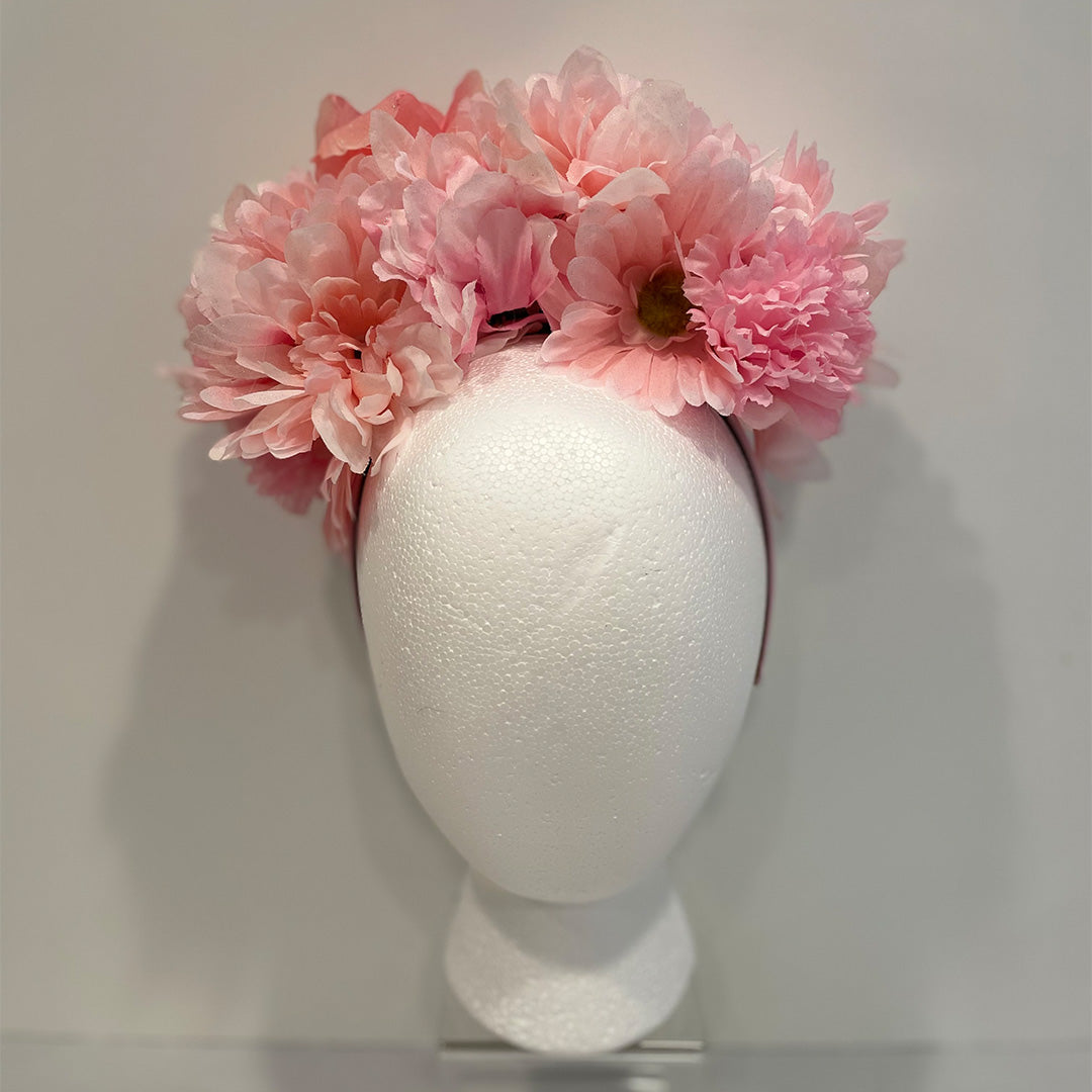 Pink Flower Headband