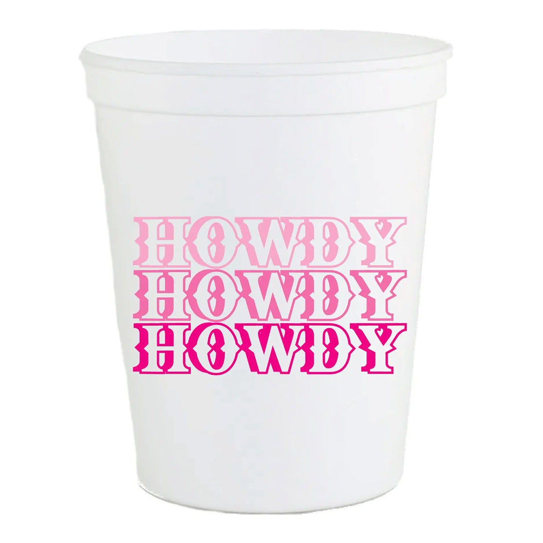 Pink Howdy Ombre Cup