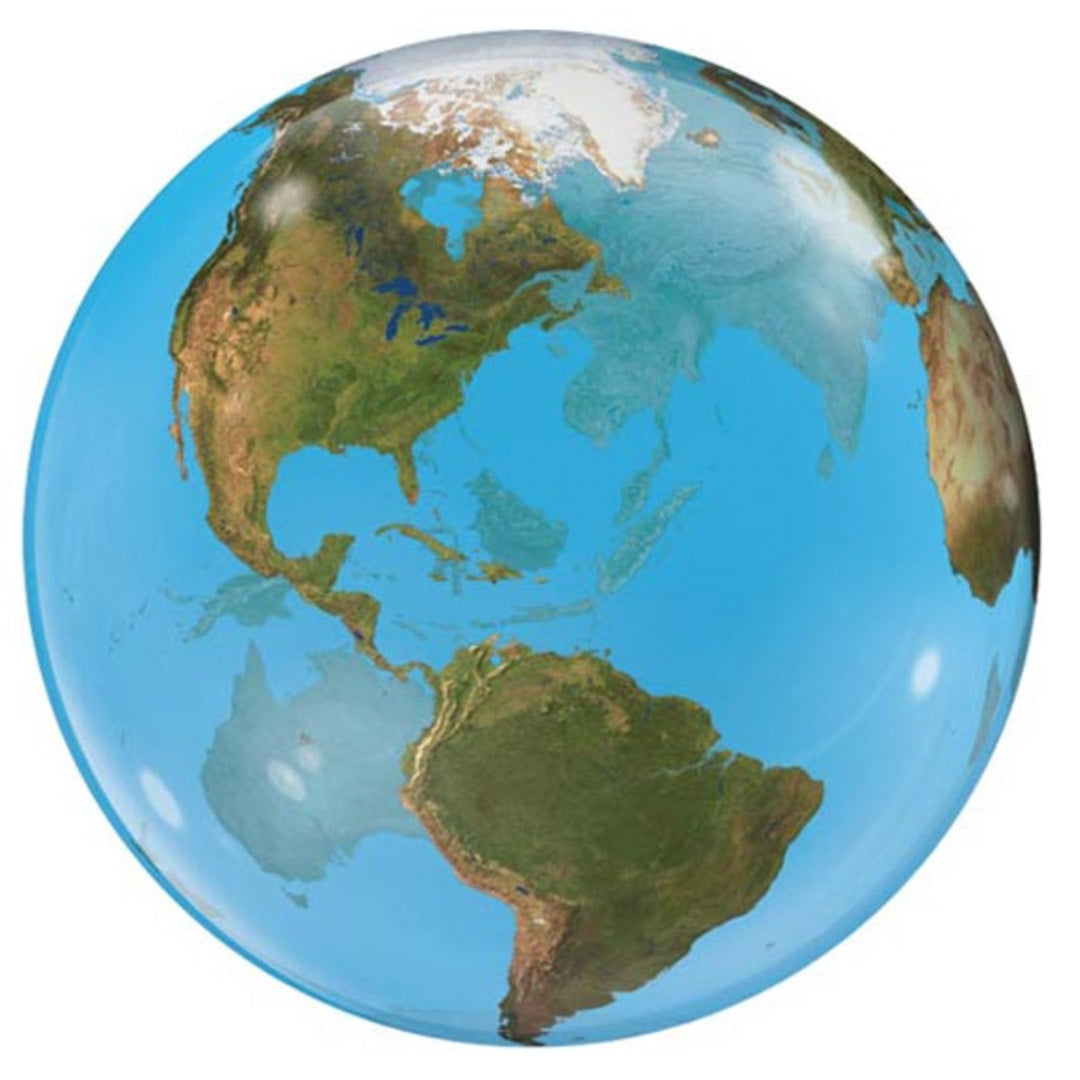 Planet Earth Bubble Balloon