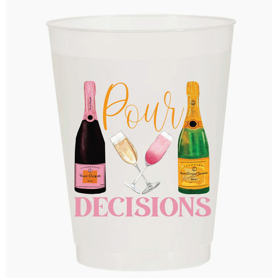 Pour Decisions Frosted Cup Sleeve