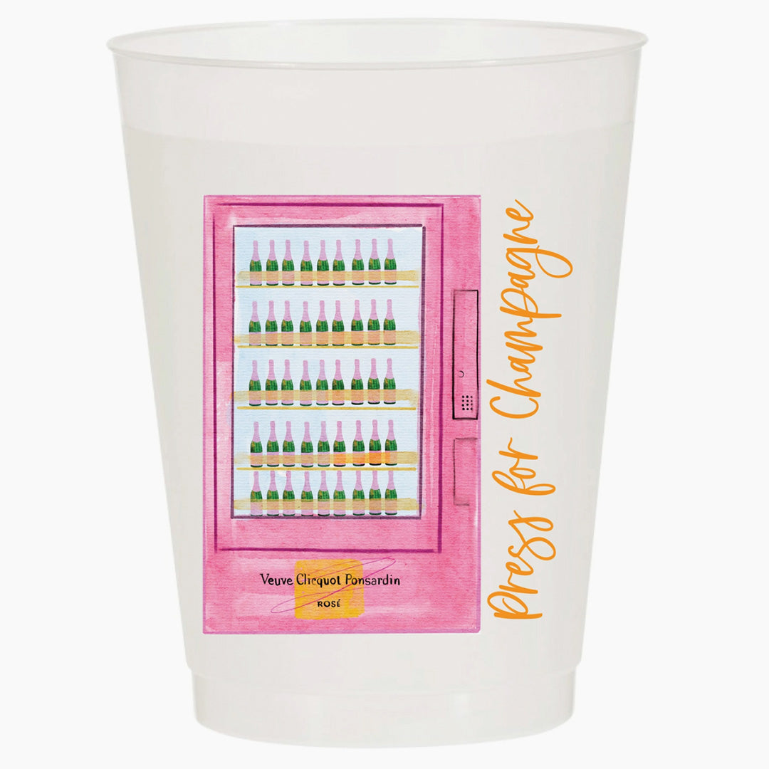 Press For Champagne Vending Machine Cup Sleeve