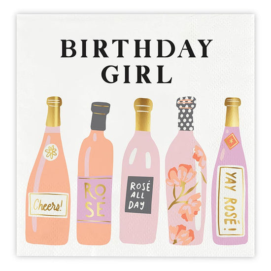 Birthday Girl Cocktail Napkins