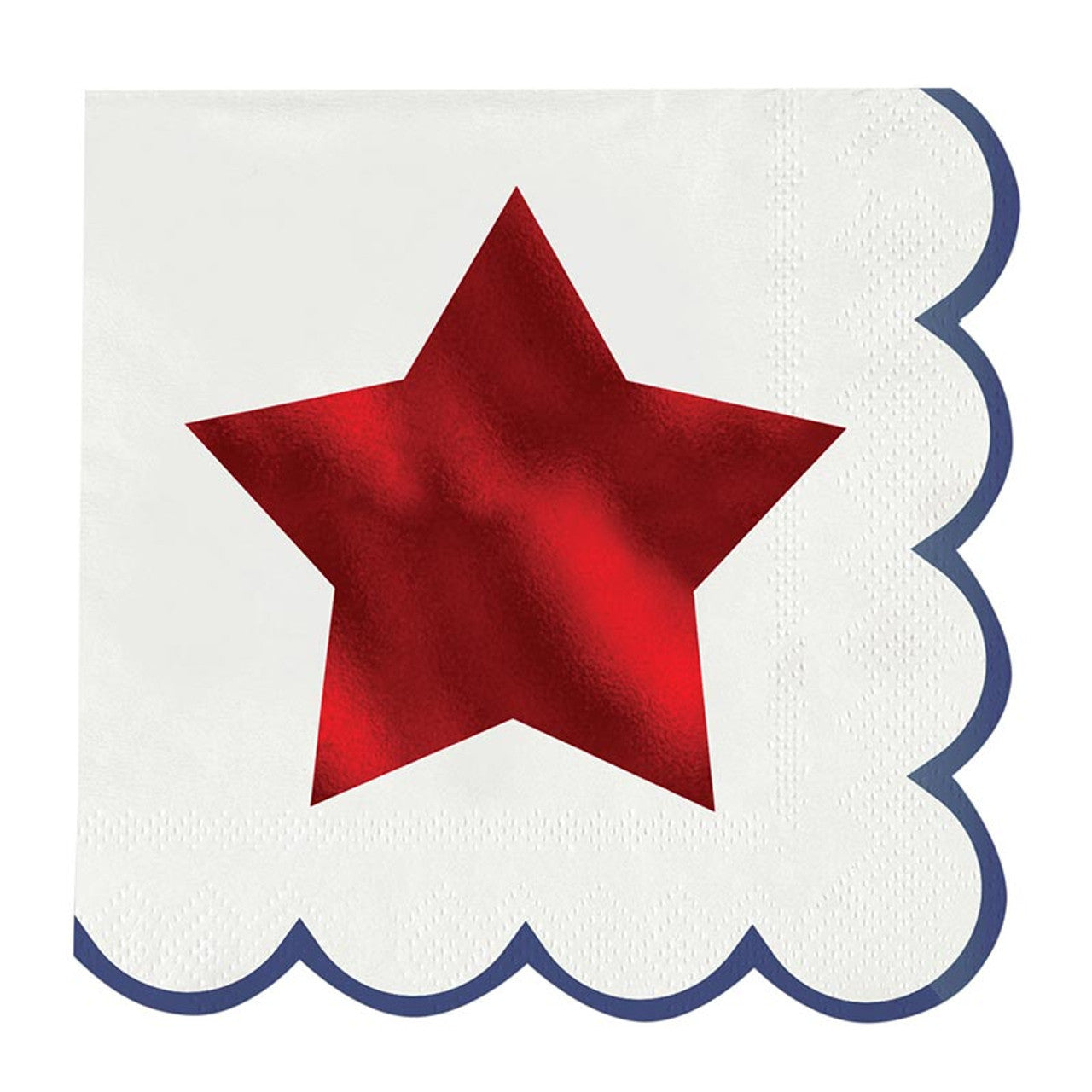 Red Foil Star Napkins