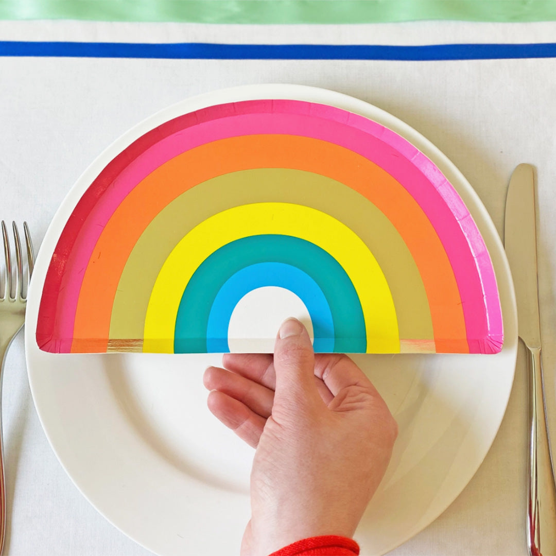 Rainbow Party Plates