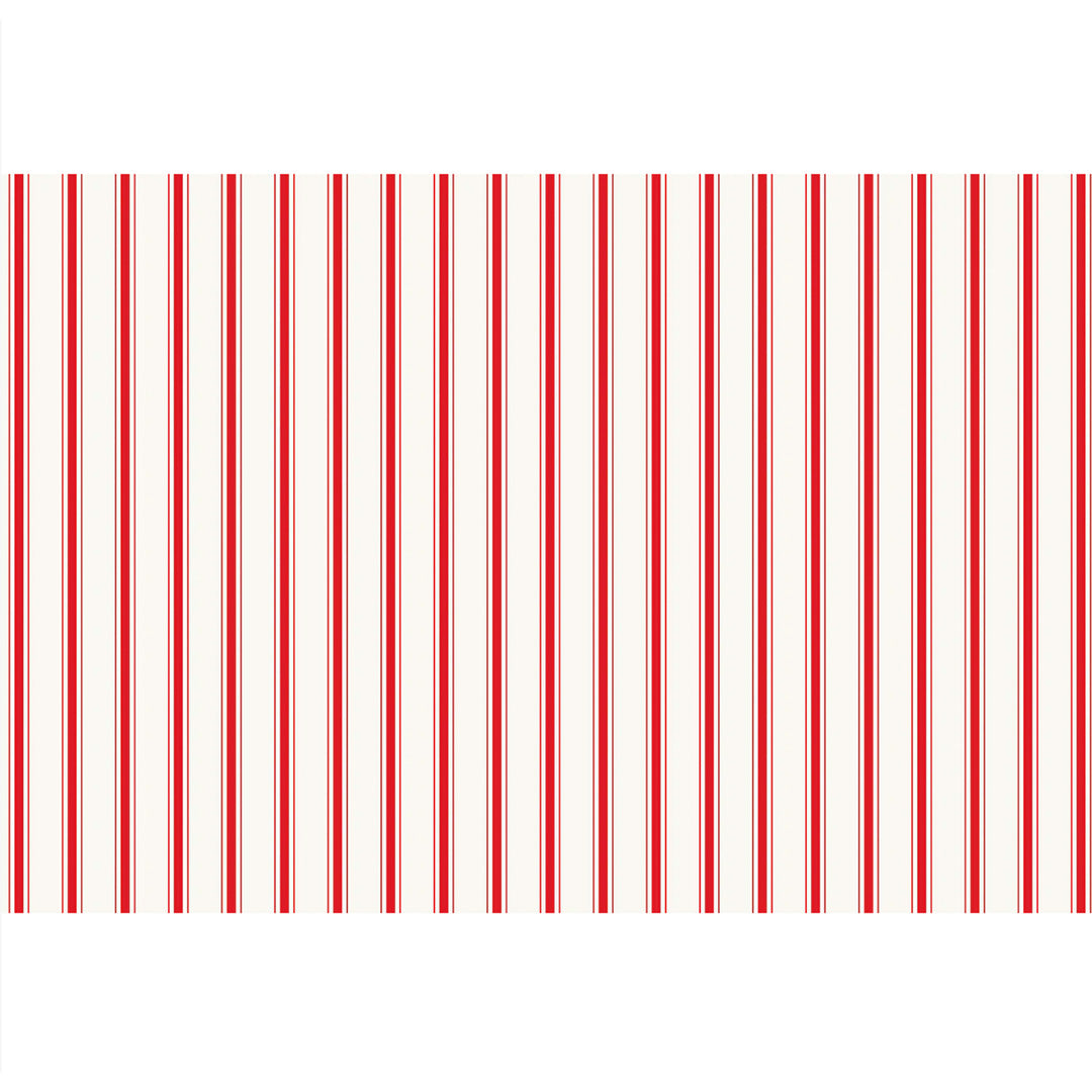 Red Ribbon Stripe Placemat