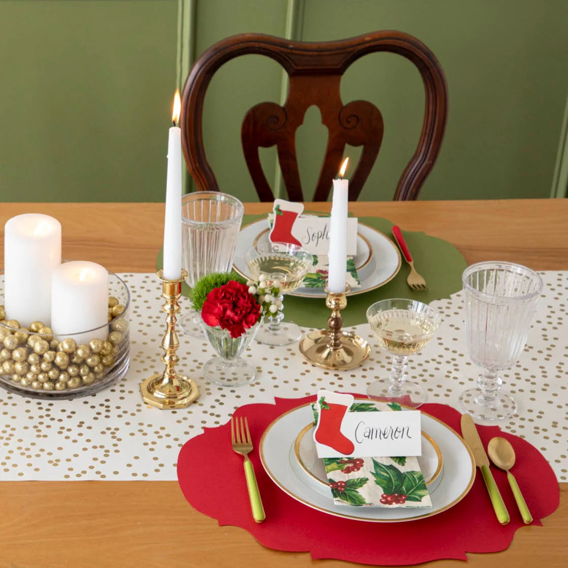 Red French Frame Placemat