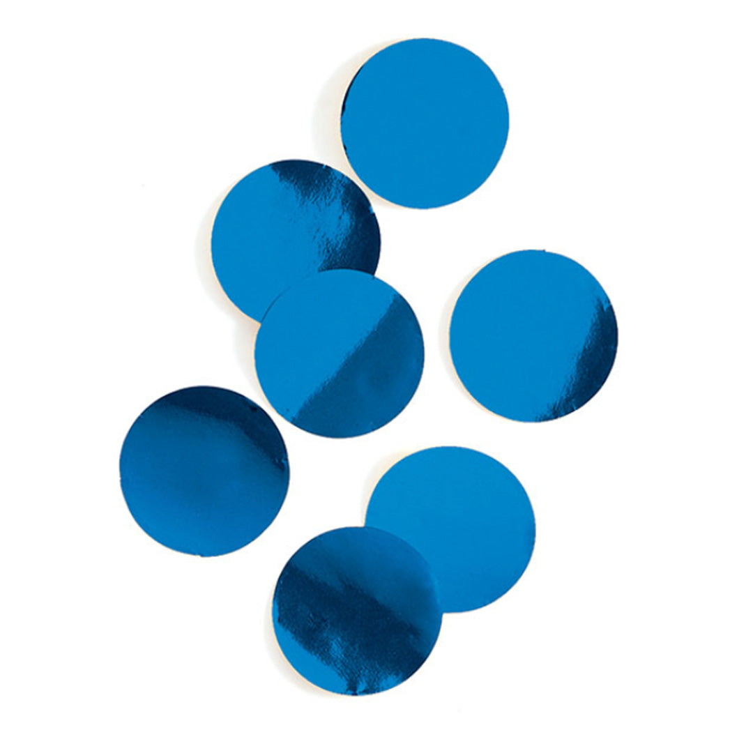 Royal Blue Metallic Confetti