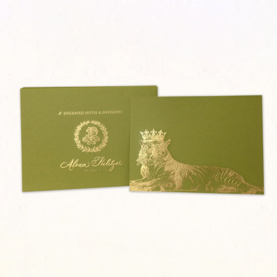 Load image into Gallery viewer, Royal Tiger Engraved Notes
