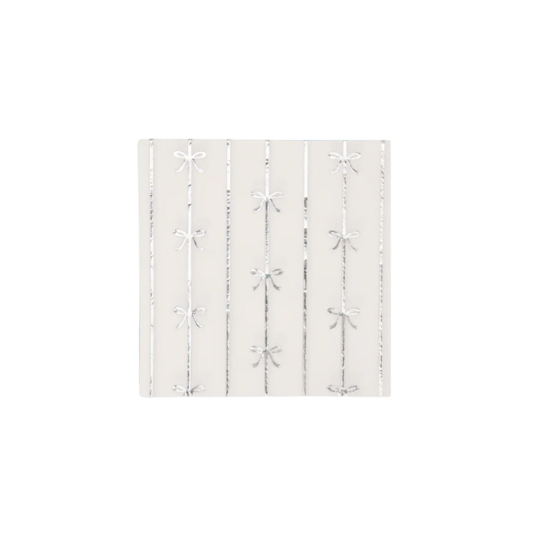 Silver Bow Small Napkins